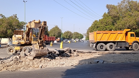 اجرای طرح اصلاح هندسی بلوار جمهوری اسلامی